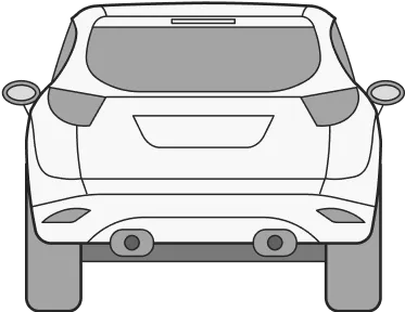 Автомобиль сзади